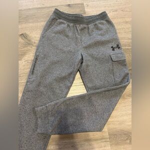 Boys Under Armour Charcoal Joggers